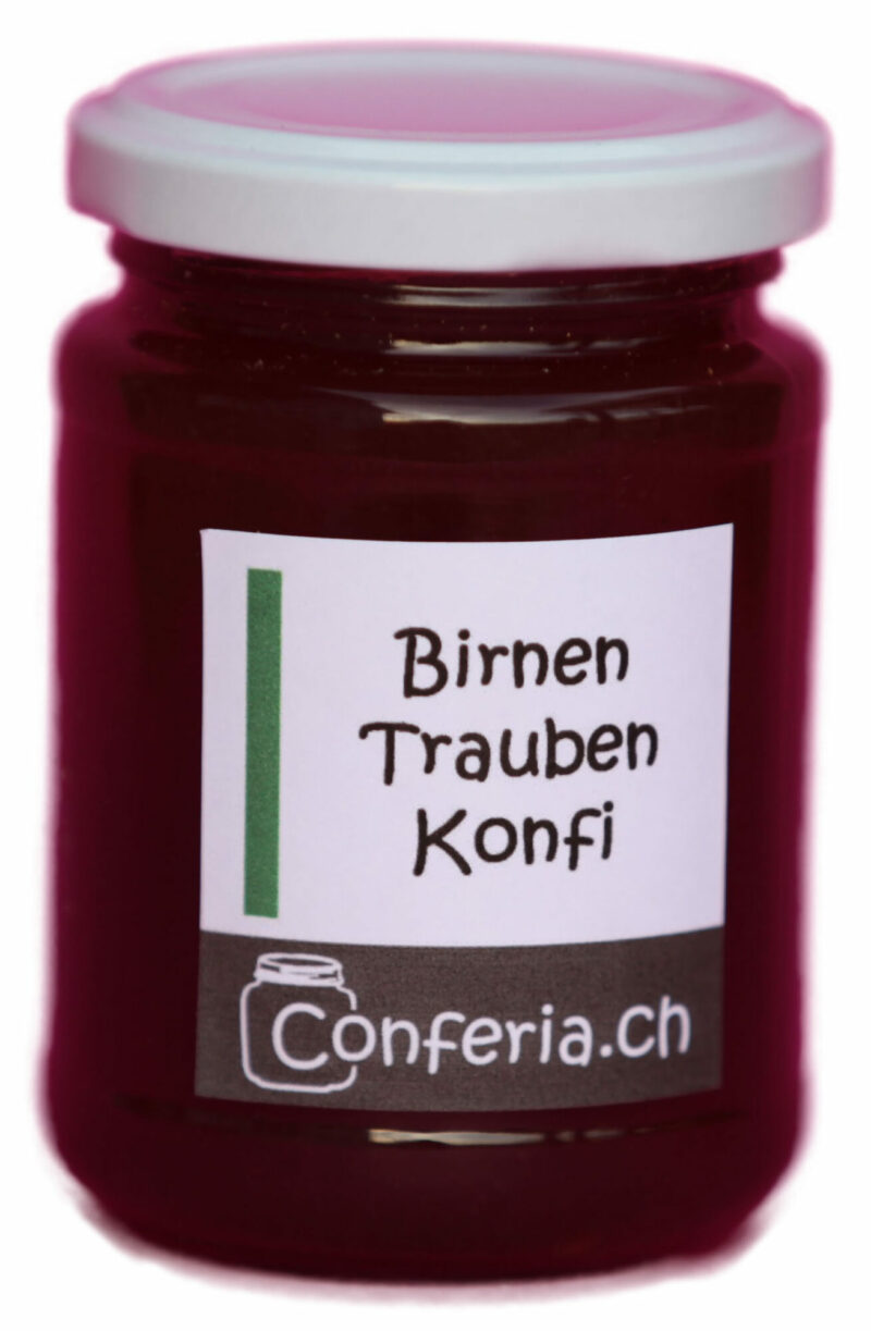 Conferia_Konfitüre_Birnen_Trauben